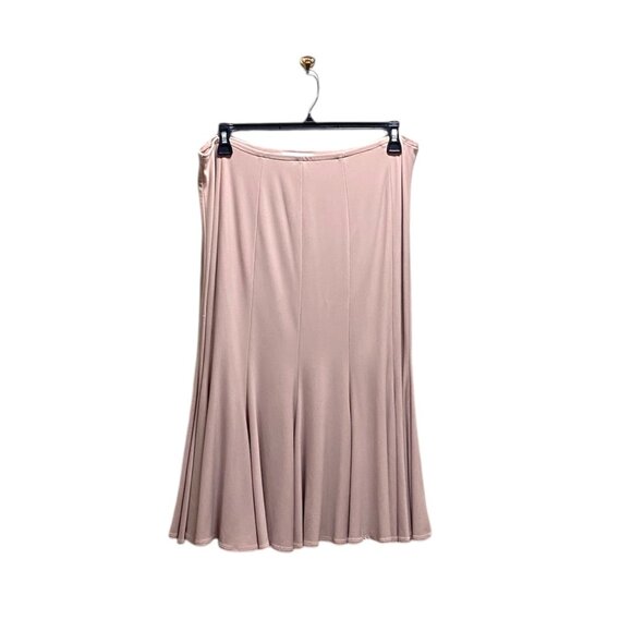 Joseph Ribkoff Midi Pull-On Skirt Pink Size 16 Glam Party Holiday Formal Classic - Picture 2 of 10